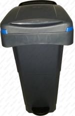GE 01-1101be BLUE  ~ 80L pedałowy pojemnik na odpady Niebieski, Szary