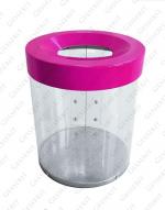TORDA Transparent 250x300 10 liter kosz na śmieci trasparent Plastyk, przezroczysty, poliwęglan unikalny kolor RAL 10L 01-791