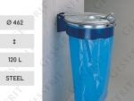Kosz na śmieci 120 l stal metal