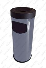GESSERIT B 250 RAL 15 liter koszopopielnica stalowy 15L unikalny kolor 01-122