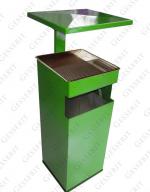 GESSERIT C 250 RAL, Roof 25 liter koszopopielnica stalowy 25L unikalny kolor RAL 01-124