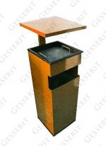 GESSERIT C 250 RAL, Roof 25 liter koszopopielnica stalowy 25L unikalny kolor RAL 01-124