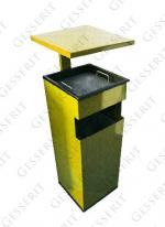 GESSERIT C 250 RAL, Roof 25 liter koszopopielnica stalowy 25L unikalny kolor RAL 01-124