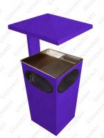 GESSERIT D 250 RAL, Roof 25 liter koszopopielnica stalowy 25L unikalny kolor RAL 01-764 GESSERIT D 250 RAL, Roof 25 liter koszopopielnica stalowy 25L unikalny kolor RAL 01-764