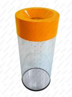 TORDA Transparent 310x600 40 liter kosz na śmieci trasparent Plastyk, przezroczysty, poliwęglan unikalny kolor RAL 40L 01-788