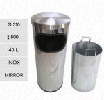GESSERIT J 310 Inox Mirror 40 liter kosz na śmieci stal nierdzewna 40L Lustrzany 01-363