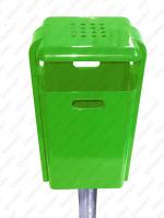 GESSERIT MO Ashtray 40 liter kosz na śmieci uliczny Stal unikalny kolor RAL 40L 01-108