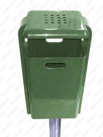 GESSERIT MO Ashtray 40 liter kosz na śmieci uliczny Stal unikalny kolor RAL 40L 01-108