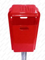 GESSERIT MO Ashtray 40 liter kosz na śmieci uliczny Stal unikalny kolor RAL 40L 01-108