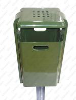 GESSERIT MO Ashtray 40 liter kosz na śmieci uliczny Stal unikalny kolor RAL 40L 01-108