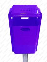 GESSERIT MO Ashtray 40 liter kosz na śmieci uliczny Stal unikalny kolor RAL 40L 01-108