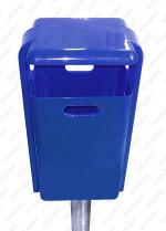 GESSERIT MO 40 liter kosz na śmieci uliczny Stal unikalny kolor RAL 40L 01-108-N