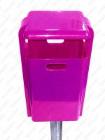 GESSERIT MO 40 liter kosz na śmieci uliczny Stal unikalny kolor RAL 40L 01-108-N