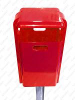 GESSERIT MO 40 liter kosz na śmieci uliczny Stal unikalny kolor RAL 40L 01-108-N