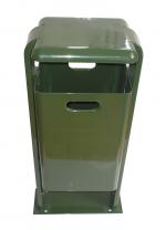 GESSERIT MT Ashtray 40 liter kosz na śmieci uliczny Stal unikalny kolor RAL 40L 01-114