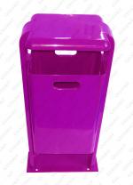 GESSERIT MT 40 liter kosz na śmieci uliczny Stal unikalny kolor RAL 40L 01-114-N