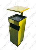 GESSERIT C 300 RAL, Roof 50 liter koszopopielnica stalowy 50L unikalny kolor RAL 01-092