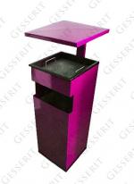 GESSERIT C 300 RAL, Roof 50 liter koszopopielnica stalowy 50L unikalny kolor RAL 01-092
