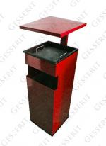 GESSERIT C 300 RAL, Roof 50 liter koszopopielnica stalowy 50L unikalny kolor RAL 01-092