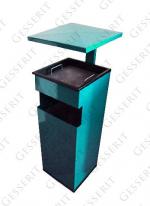 GESSERIT C 300 RAL, Roof 50 liter koszopopielnica stalowy 50L unikalny kolor RAL 01-092