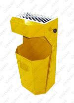 GESSERIT H Colour RAL+ 50 liter koszopopielnica stalowy 50L unikalny kolor RAL 01-333RAL