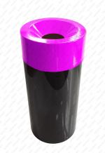 GESSERIT Torda Plastic Black 310 60 liter kosz na śmieci stalowy 60L Czarny 01-759
