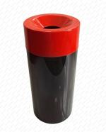 GESSERIT Torda Plastic Black 310 60 liter kosz na śmieci stalowy 60L Czarny 01-759
