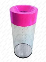 TORDA Transparent 310x800 60 liter kosz na śmieci trasparent Plastyk, przezroczysty, poliwęglan unikalny kolor RAL 60L 01-787