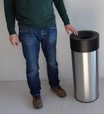 GESSERIT Torda 310 Inox 60 liter kosz na śmieci stal nierdzewna 60L Szczotkowana 01-091