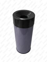 GESSERIT Torda 310 RAL 60 liter kosz na śmieci stalowy 60L unikalny kolor 01-116