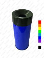 GESSERIT Torda 310 RAL 60 liter kosz na śmieci stalowy 60L unikalny kolor 01-116