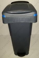 GE 01-1101be BLUE  ~ 80L pedałowy pojemnik na odpady Niebieski, Szary