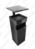 GESSERIT C 250 RAL, Roof 25 liter popielniczka stojąca z koszem na śmieci stalowy 25L unikalny kolor RAL 01-124 GESSERIT C 250 RAL, Roof 25 liter popielniczka stojąca z koszem na śmieci stalowy 25L unikalny kolor RAL 01-124