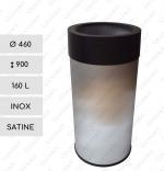 GESSERIT CINEMA 460 Inox 150-160 liter kosz na odpady stal nierdzewna 160L Szczotkowana 01-802