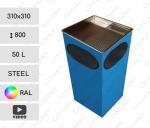 GESSERIT D 300 RAL 50 liter Kosz popielniczka stalowy 50L unikalny kolor 01-115