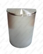 GESSERIT FF T Inox 15 liter kosz na odpady ścienny stal nierdzewna 15L Szczotkowana 01-781