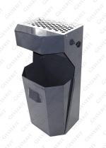 GESSERIT H Colour RAL+ 50 liter popielnicą stalowy 50L unikalny kolor RAL 01-333RAL GESSERIT H Colour RAL+ 50 liter popielnicą stalowy 50L unikalny kolor RAL 01-333RAL