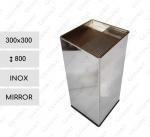 GESSERIT L 300 Inox Mirror popielnicą stojąca stal nierdzewna  Lustrzany 01-766