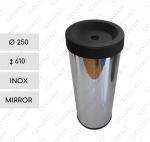GESSERIT M 250 Inox Mirror popielnica stojąca stal nierdzewna  Lustrzany 01-752