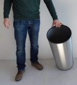 GESSERIT O 310 Inox 60 liter kubły na śmieci ze stali nierdzewnej 60L Szczotkowana 01-775 GESSERIT O 310 Inox 60 liter kubły na śmieci ze stali nierdzewnej 60L Szczotkowana 01-775
