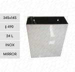 GESSERIT SZF Inox Mirror 24 liter kosz na odpady naścienny stal nierdzewna 24L Lustrzany 01-345