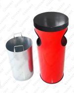Kosz na śmieci 40 l stal według wybranego koloru ral Kosz na śmieci 40 l stal według wybranego koloru ral