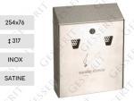 MV Cigarette Receptacle Inox Wall popielnicą ścienna ze stali nierdzewnej  Szczotkowana 01-1082