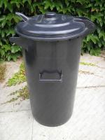 Plastyk domowe śmieci 110 L Szary