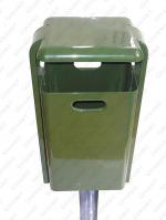 Stal kosz na śmieci uliczny 40 L Według wybranego koloru RAL