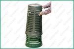 Waste bag holder grey-red 110 liter pojemnik na śmieci do segregacji Plastyk Szary, Czerwony 110L 01-1100r Waste bag holder grey-red 110 liter pojemnik na śmieci do segregacji Plastyk Szary, Czerwony 110L 01-1100r
